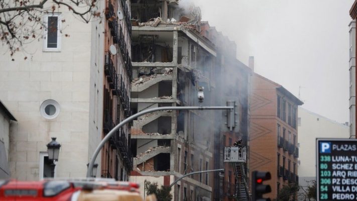 Shpërthim i fuqishëm në Madrid, dy të vdekur