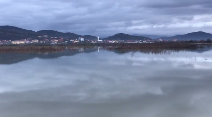 Veriu nën “pushtetin” e ujit/ Përmbytje masive në Lezhë dhe Shkodër