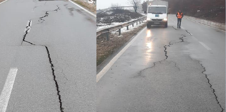 Situata problematike pas reshjeve të dendura, çahet rruga në Kukës-Krumë