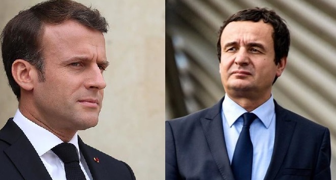 Macron letër Albin Kurtit: Vijoni dialogun me Serbinë, kusht për t’u afruar me BE