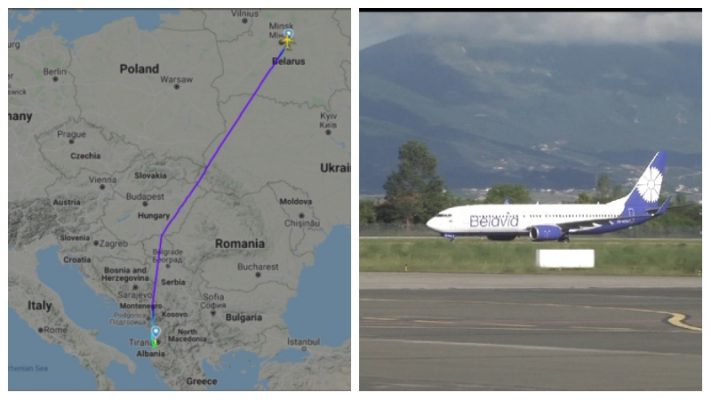 BE ndalon fluturimet nga Bjellorusia, avioni bjellorus ulet në Rinas
