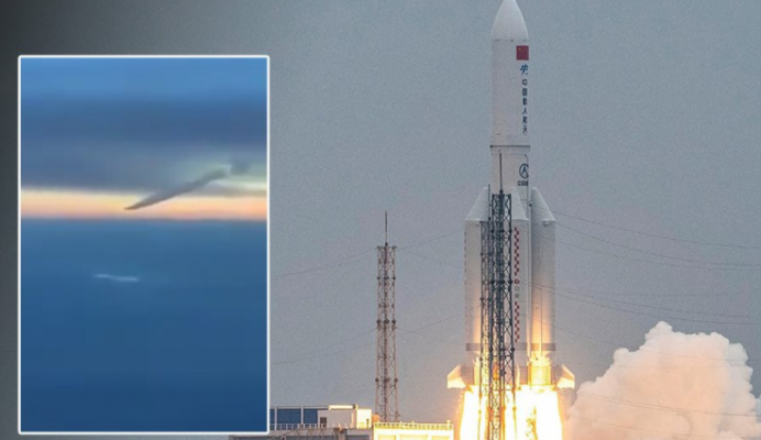 VIDEO/ Shikoni momentin kur raketa kineze bie në Maldive