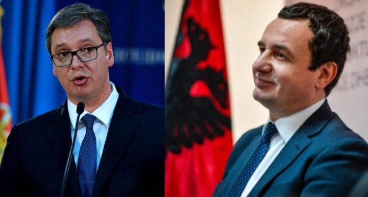 Albin Kurti takohet me Vuçiç/ Dy liderët diskutojnë marrëveshjen e mundshme