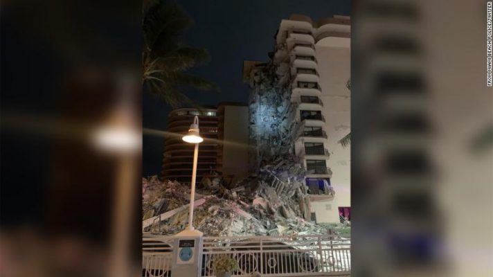 VIDEO/ Shembet pallati 12-katësh në Florida, nuk dihet fati i banorëve