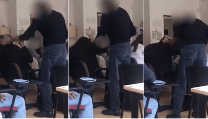 Drejtori i shkollës e dhunon keq në mes të klasës, nxënësi merr hak, ja çfarë i bën