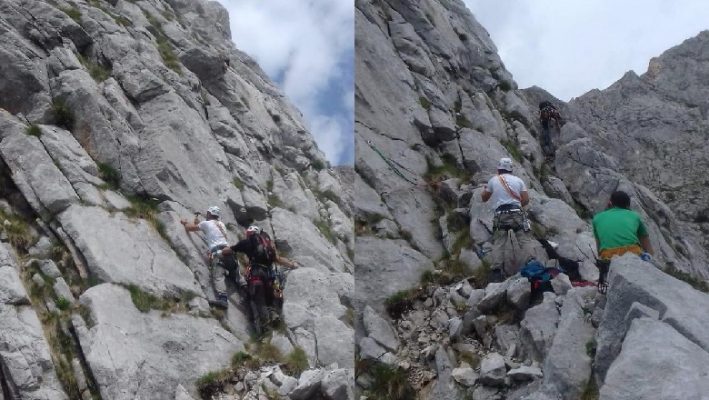 Turisti bullgar dëmtohet te shkëmbinjtë, shpëtohet nga policia dhe alpinistët kosovarë