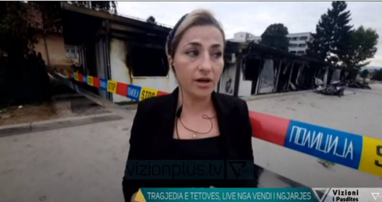 Përlotet gazetarja live, rrëfen historitë e dhimbshme të tragjedisë së Tetovës (VIDEO)