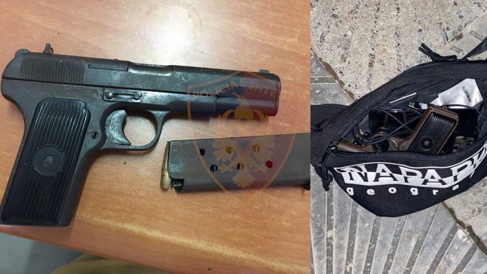 17-vjeçari lëviz me armë në rrugët e Durrësit, tenton t’i arratiset policisë