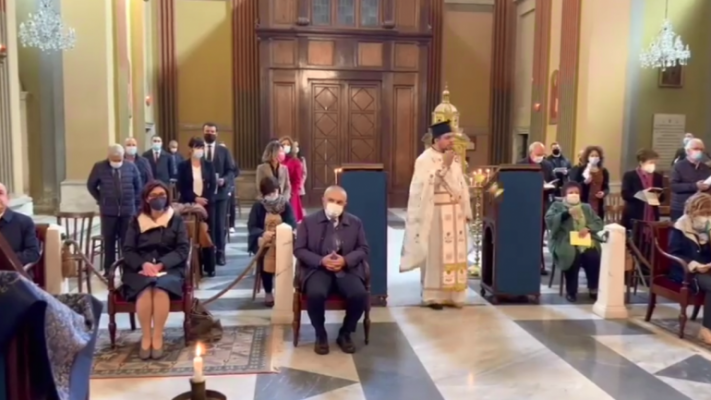 Meta në meshën e së dielës në Kishën Ortodokse Arbëreshe në Romë: Lutje për mbrojtjen dhe begatinë e Shqipërisë
