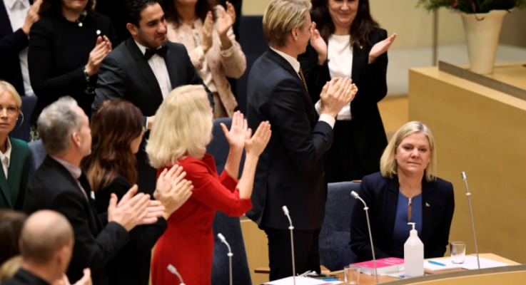U zgjodh si kryeministre e Suedisë, jep dorëheqjen pas 8 orësh, ja arsyeja