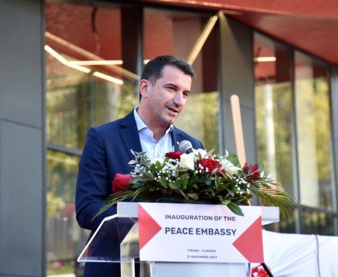 Inaugurohet në Tiranë Ambasada e Paqes për Ballkanin/ Veliaj: Ambasada më e rëndësishme në një Ballkan që ka kaluar kohë të vështira