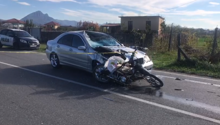 Përplasje tragjike në Shkodër/ Vdes drejtuesi i motorit