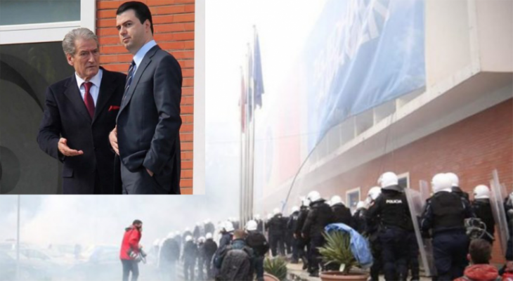 Protesta në selinë e PD/ Prokuroria thërret Berishën dhe Bashën  për tu marrë në pyetje