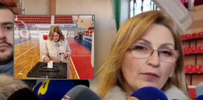 U tërhoq nga kandidimi/ Voltana Ademi voton në Shkodër: Basha në krizë!