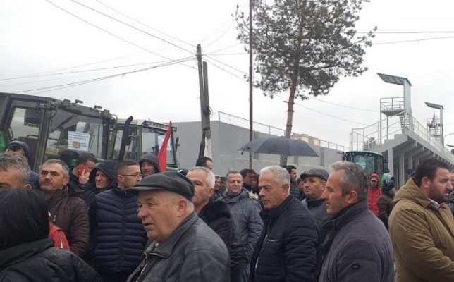 Fermerët e Bilishtit dalin në protestë: Po u vazhdua kështu, s’do ketë njeri në fshat