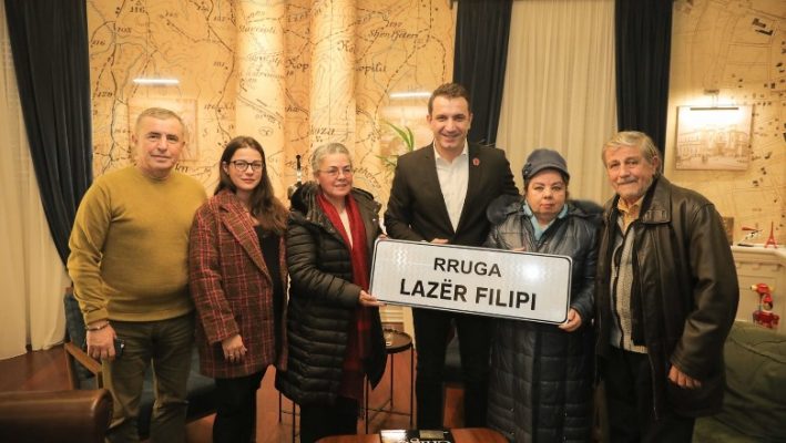Një rrugë me emrin e Lazër Filipit/ Bashkia Tiranë nderon artistin e njohur shkodran