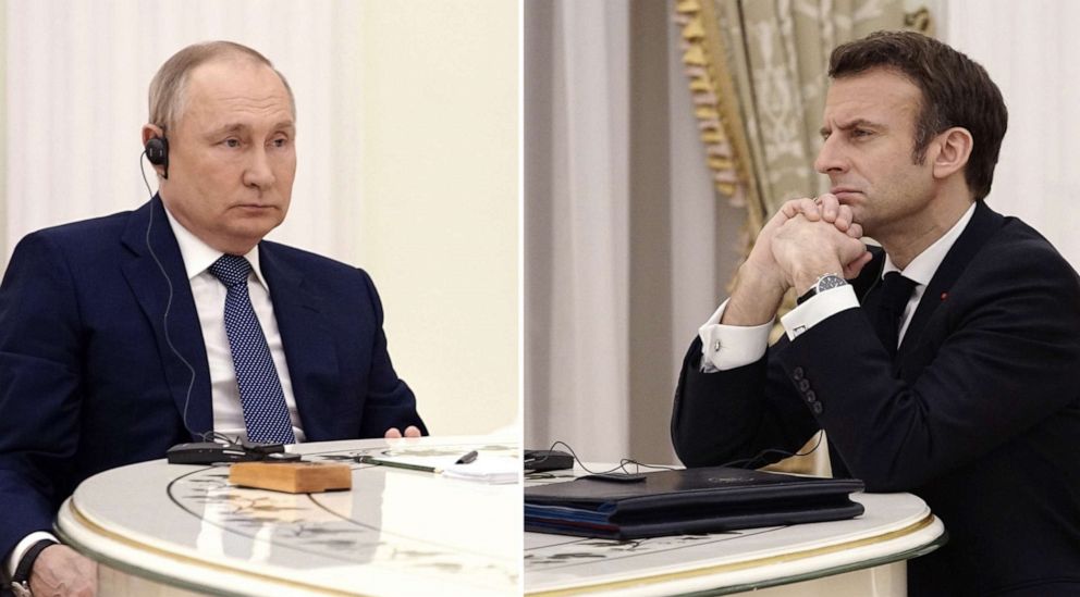 Macron dhe Putin bisedojnë për krizën në Ukrainë - Vizion Plus