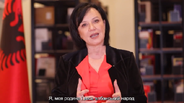 VIDEO/ Gruaja e Presidentit ukrainas Zelensky poston mesazhin e Linda Ramës: Jemi me ju, deri në fund