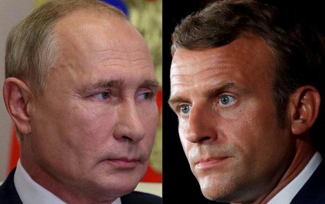 Putin 90 minuta bisedë me Macron: “Çmilitarizimi” i Ukrainës do të arrihet