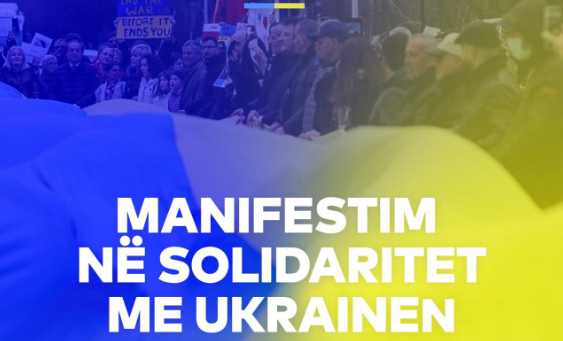 Tirana solidarizohet me Ukrainën, më 8 prill manifestim në sheshin “Skënderbej”