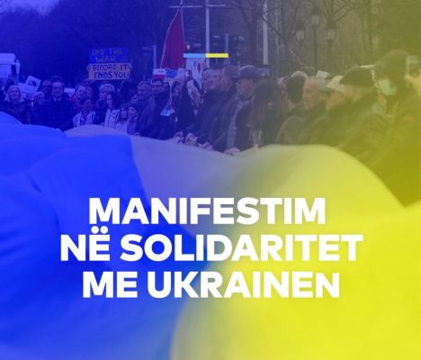 Nesër manifesti i madh në Tiranë në mbështetje të Ukrainës, rrugët ku do të kufizohet qarkullimi i makinave