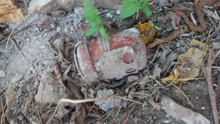 Gjendet një granatë në oborrin e banesës në Maliq