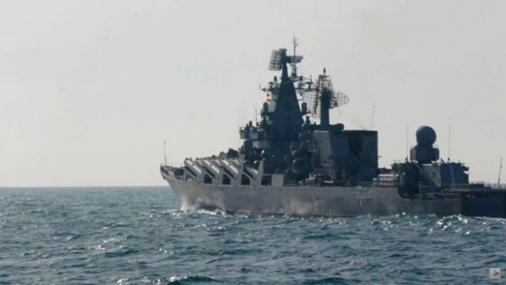 Fundoset në Detin e Zi luftanija Moskva, krenaria e marinës ruse