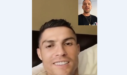 Video/ Këngëtari shqiptar “prezanton” gjyshen e tij me Cristiano Ronaldon