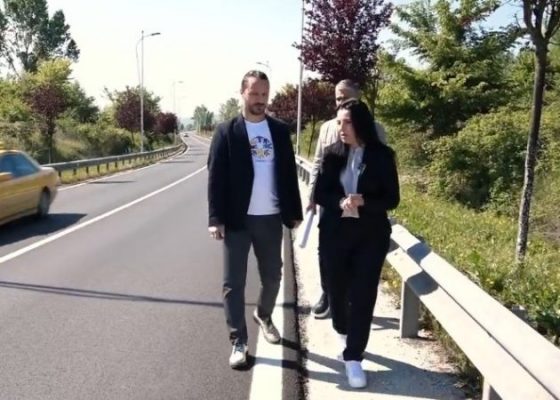 Ministrja Balluku zbret në terren: Rruga e re në Rinas do të jetë gati për dy muaj