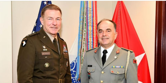 Gjeneralmajor Bajram Begaj takohet në Pentagon me homologun e tij: Aleanca e NATO më e fortë se kurrë