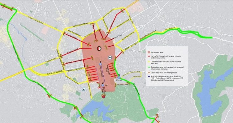 Policia e Shtetit publikon hartën, si do të lëvizet në kryeqytet në 25 Maj