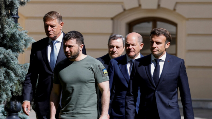 Vizita e udhëheqësve të BE-së në Kiev, shpresë për rrugën evropiane të Ukrainës