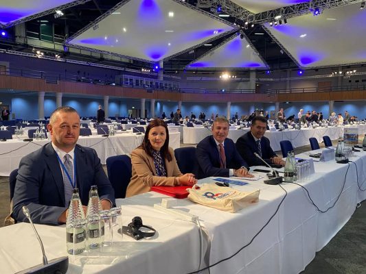 Delegacioni shqiptar në punimet e Asamblesë Parlamentare të OSBE-së, Gjiknuri takon Sekretarin e Përgjithshëm