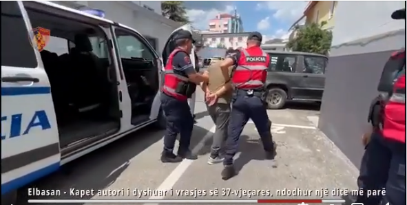 Policia publikon pamjet/ Momenti i arrestimit të vrasësit Ramis Mici (Video)