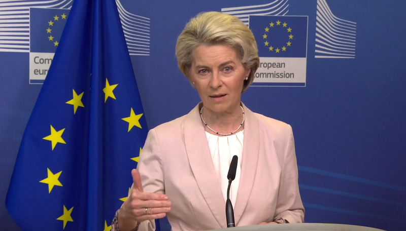 Von der Leyen  Përparim në bisedimet SHBA Iran  të rihapet plotësisht Hormuzi