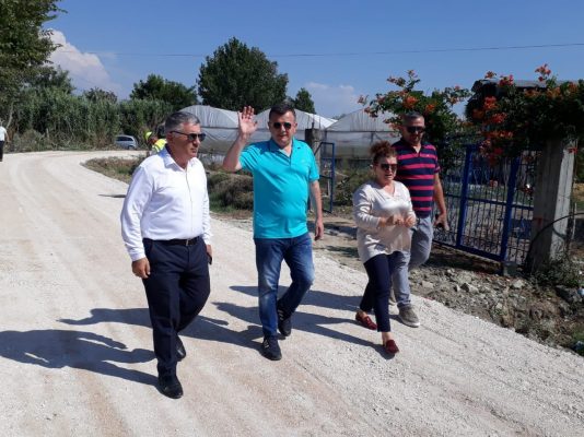 Roskovec, Balla inspekton punimet e rrugës në Strum: I shërben 1000 banorëve të zonës