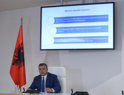 Banka e Shqipërisë rrit me 0.5% normën e interesit/ Sejko: Ekonomia në rrezik nga inflacioni