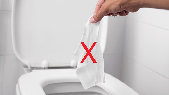 5 gjërat që nuk duhet t’i hidhni kurrë në tualet sepse e bllokojnë