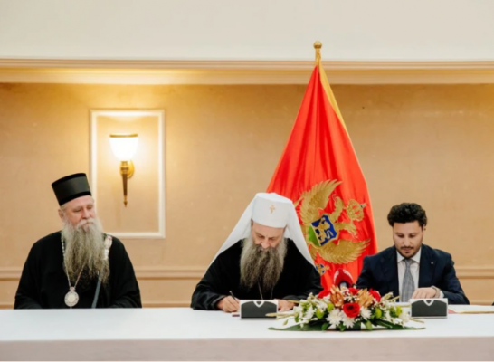 Mali i Zi nënshkruan marrëveshjen me Kishën Serbe, Gjukanoviq paralajmëron votëbesim ndaj Abazoviqit