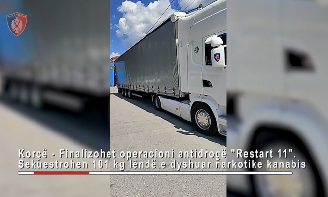 Vijon operacioni ‘Restart’/ Kapet 101 kg kanabis në Korçë, do të dërgohej në Turqi (Pamjet)