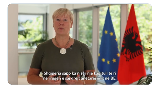 Ambasadorja e BE në Tiranë: Pres me padurim të punoj për ta bërë Shqipërinë anëtare të Unionit