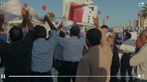 Video- Muxhahedinët e MEK në protestë/ Zbardhet arsyeja, disa të shoqëruar në polici