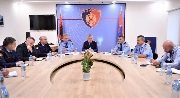 Rrumbullaku takime me krerët e policisë në Elbasan, Korçë, Kukës dhe Dibër, ja porositë e dhëna