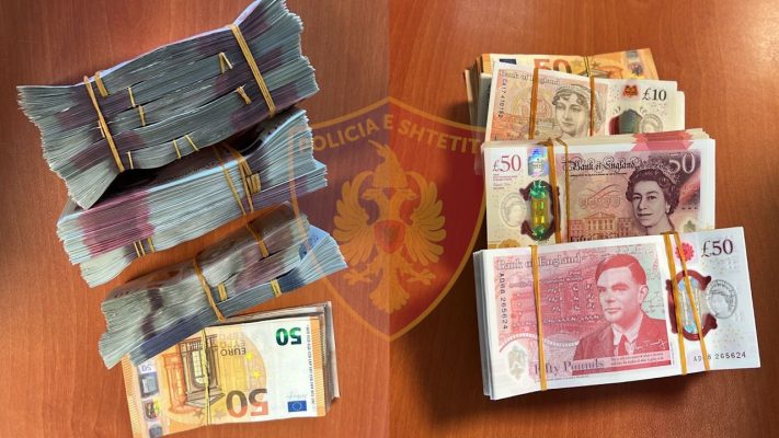 Me 44 mijë paund dhe 3 mijë euro në makinë/ Policia e Fierit arreston shkodranin