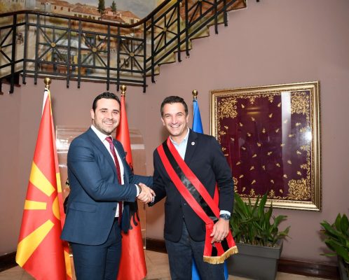 Kreu i Komunës së Strumicës vizitë në Tiranë/ Kostadinov: “Keni kryebashkiakun më të mirë, shembull për t’u ndjekur!”