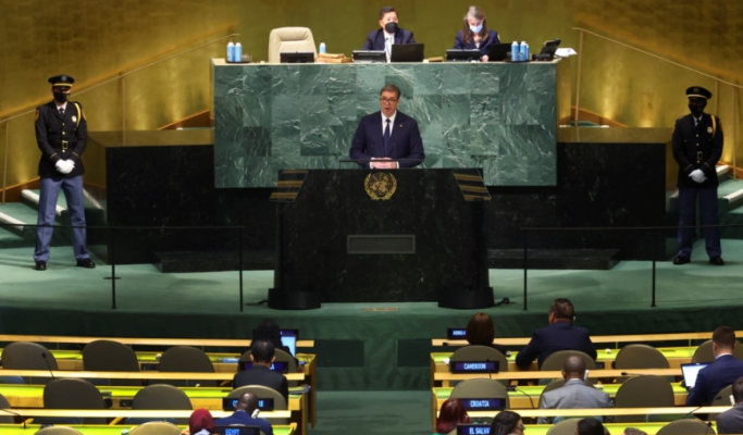 Vuçiç: Serbia mbështet integritetin territorial të anëtarëve të OKB-së, përfshirë Ukrainën