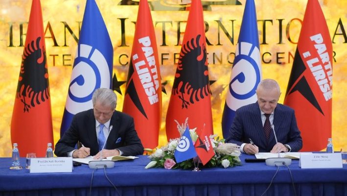 Kandidatë të përbashkët për zgjedhjet vendore/ Berisha dhe Meta firmosin marrëveshjen