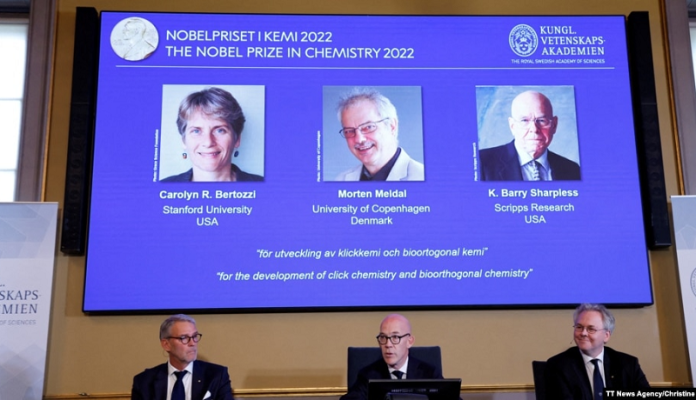 Tre shkencëtarë ndajnë Çmimin Nobel për Kimi