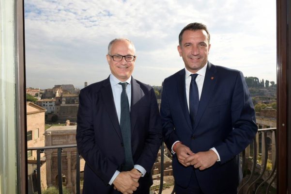 Veliaj takon kryebashkiakun e Romës, Gualtieri: Punojmë së bashku për t’i afruar edhe më shumë qytetet tona