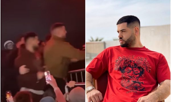 Plas sherri në koncertin e Noizy-t, reperin e përplasin përtokë (Video)